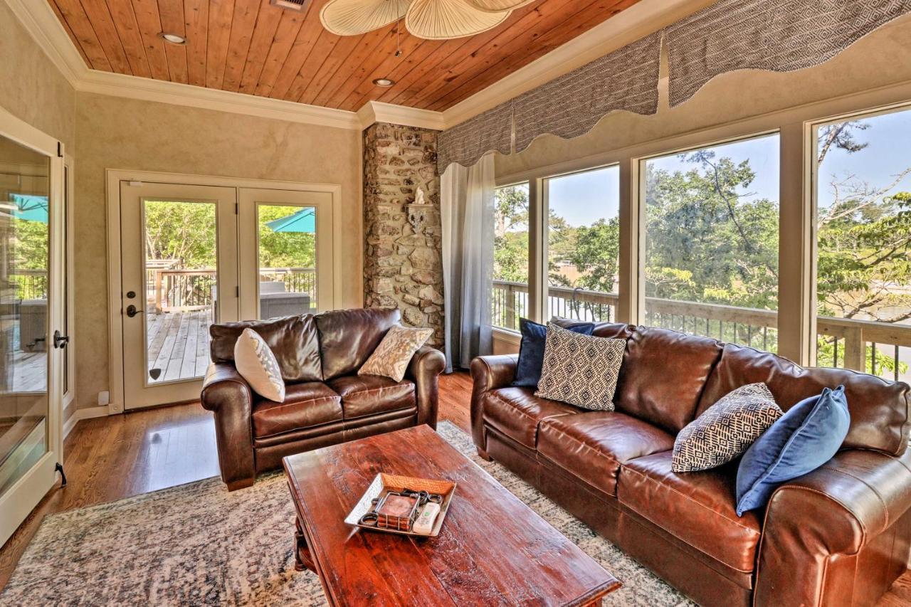 Luxury Hot Springs Oasis On Lake With Private Dock! Exterior photo
